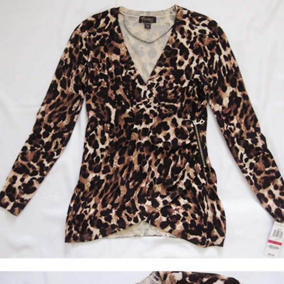 Thalia Sodi animal print top - Picture 2 of 7